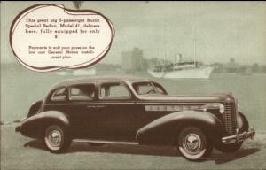 5 Passenger Buick Model 41 Advertising Postcard