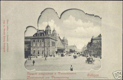 hungary BUDAPEST Westbahnhof Theresienring Station 1899