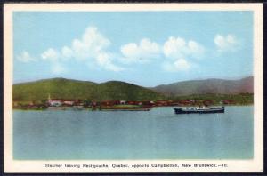 Steamer Leaving Restigouche,Quebec,Canada