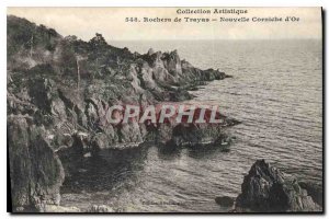 Old Postcard Collection Artistic Trayas Rocks New Corniche d'Or