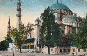 Turkey Constantinople mosque old postcard