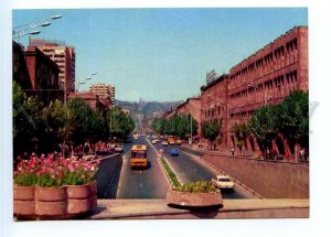 498618 USSR 1980 Armenia Yerevan Lenin Avenue Polyakov ed. 80000 planet