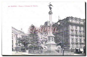 Italy - Italy - Napoli - Napoli - Piazza del Martiri- e Colonna Old Postcard