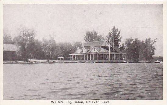 Indiana Delavan Lake Waite's Log Cabin