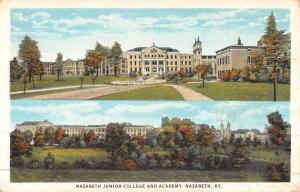 Nazareth Kentucky Junior College Academy Multiview Antique Postcard K46294