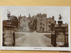 Cumbria LAKE DISTRICT Levens Hall - near Kendal - Old RP Postcard by A&P