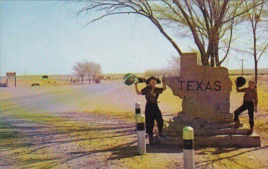 The Texas Welcome Marker Amarillo Texas