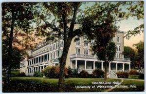 MADISON, WI   Chadbourne Hall UNIVERSITY OF WISCONSIN  1911  Postcard