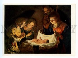 495573 Germany 1955 Virgin Mary GERARD VON HONTHORST Adoration Shepherds