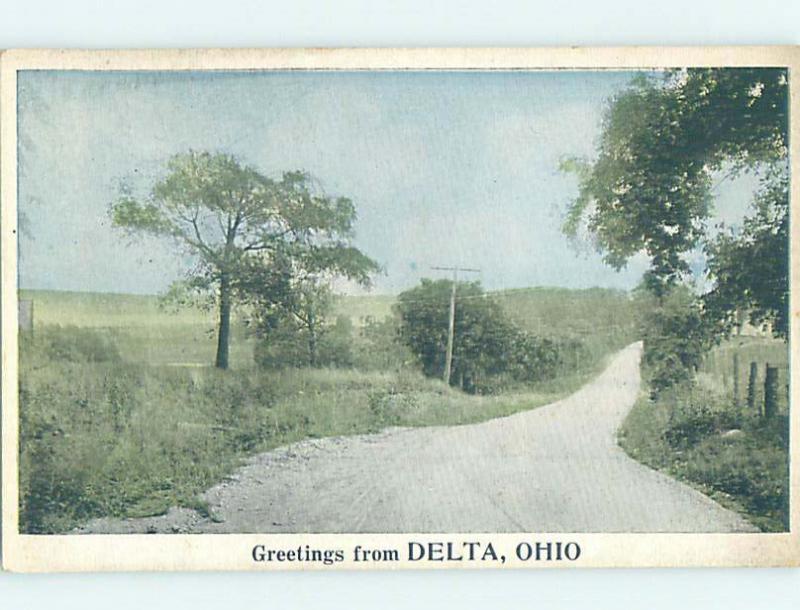 W-border NATURE SCENE Delta - Near Wauseon & Toledo Ohio OH AD4756