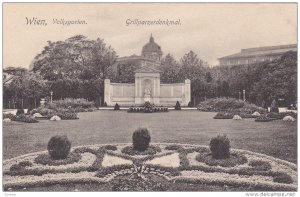 WIEN , Volksgarten , Grillparzerdenkmal , Austria , 00-10s