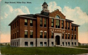 Montana Miles City High School 1914