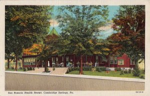 Postcard San Rosario Health Resort Cambridge Springs PA