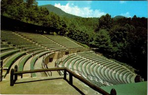 Postcard THEATER SCENE Cherokee North Carolina NC AK3185