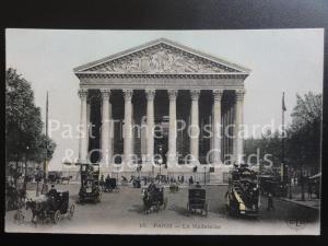 Paris La Madeleine, Old Postcard - Pub by E.L.D  140515