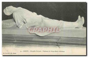 Old Postcard Dreux Chapelle St Louis Tomb of Prince Henri d'Orleans