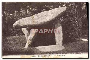 Postcard Old Megalith Dolmen Trebeurden