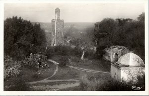 postcard rppc Morocco - Rabat - Mosquee du Chellah