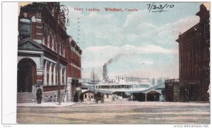 Ferry Landing, Windsor, Ontario, Canada, PU-1910