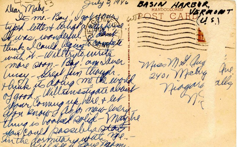 VT - Basin Harbor, Lake Champlain. Lodge-on-Lake