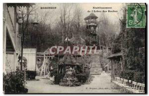 Robinson Postcard Old Establishment of & # 39arbre rocks