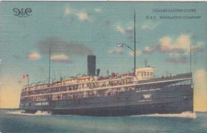 Steamer Eastern States D & C Navigation Company 1948