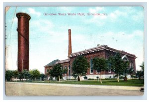 C. 1900-10 Gaiveston Water Works Plant, Galveston, Tex. Postcard P60E