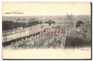 Old Postcard Nancy General view taken from Saint-Epvre