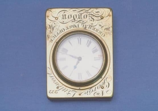 Poste Haste Royal Mail London Post Office Postmasters Clock Timepiece Postcard