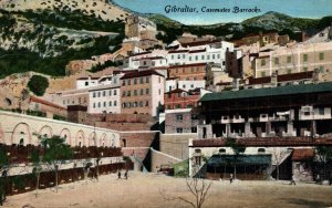 Gibraltar Casemates Barracks Vintage Postcard 08.52