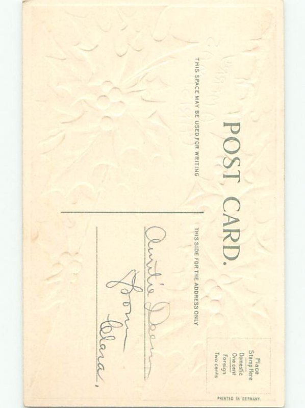 Divided-Back CHRISTMAS SCENE Great Postcard W9252