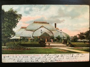 Vintage Postcard 1901-1907 Lincoln Park Conservatory, Chicago, Illinois (IL)