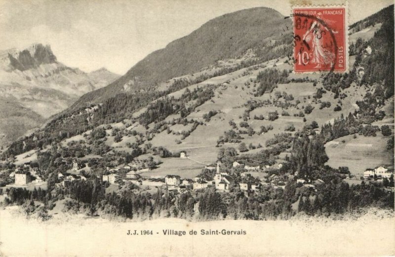 CPA Village de St-GERVAIS (173644)