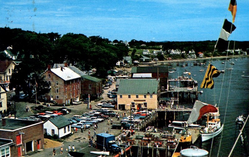 Castine, Maine - A view of the Water Front - in the 1950s