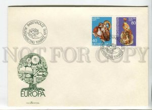 445971 Liechtenstein 1976 year FDC Europa CEPT