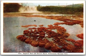 Yellowstone National Park Wyoming WY, Sapphire Pool & Biscuit Basin, Postcard