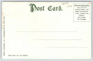 Marlboro New York~Methodist Episcopal ME Church~Clock Tower~c1905 Postcard