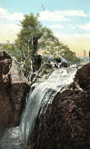 C.1910 Water Fall at Richardson Springs Via Chico, Calif. Postcard P122