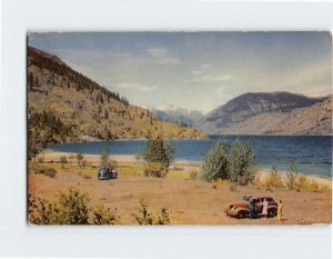 Postcard Lake Chelan on Highway 97 Washington USA