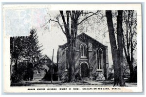 c1970's Grace United Church Niagara on the Lake Ontario Canada Posted Postcard