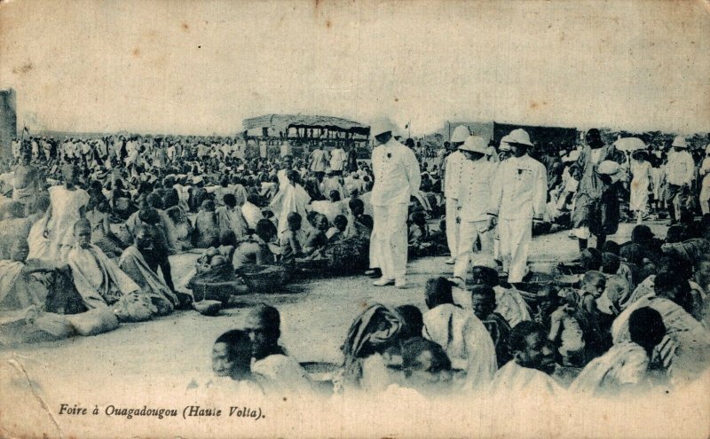 Burkina Faso Fair In Ouagadougou Vintage Postcard 08.70 