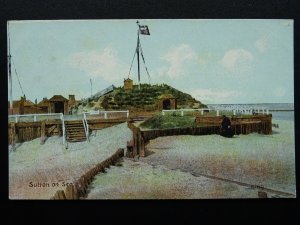 Lincolnshire SUTTON ON SEA Coastal Watch Station c1907 Postcard by Shureys