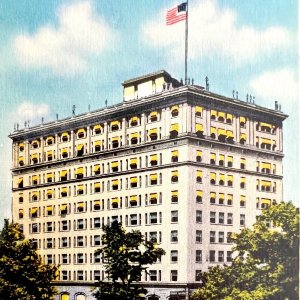 Roger Smith Hotel Washington D.C. Postcard Historic Landmarks c1940-50s PCBG1B
