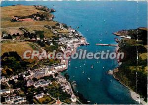 Modern Postcard The Colors Britain in Belle Ile en Mer (Morbihan) The village...