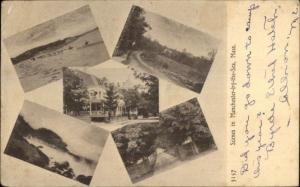 Manchester by Sea MA Multi-View c1910 Postcard