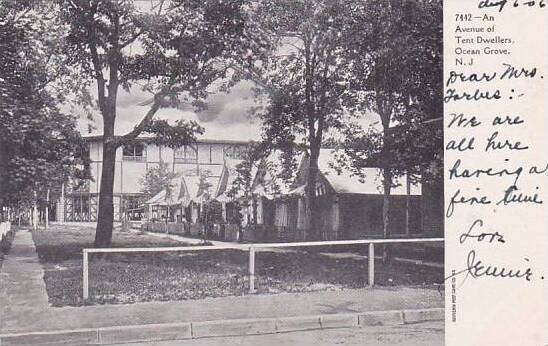 New Jersey Ocean Grove Avenue Of Tent Dwellers