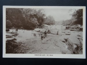 North Yorkshire Swaledale HOGARTHS LEAP Near KELD - Old RP Postcard