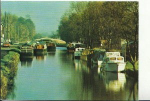 Shipping Postcard - Boats at Fradley Junction - Staffordshire - Ref 6962A