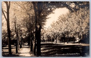 K51/ Edmore Michigan RPPC Postcard c1910 Home Street Residences 94