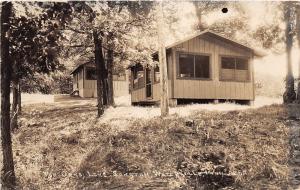 D35/ Waterville Minnesota Mn Real Photo RPPC Postcard 1923 Lake Sakatah The Oaks